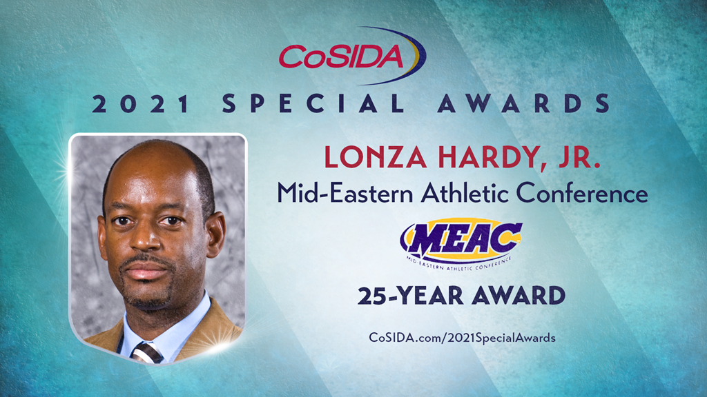 2021 Special Awards Salute: Lonza Hardy, Jr. (MEAC), 25-Year Award